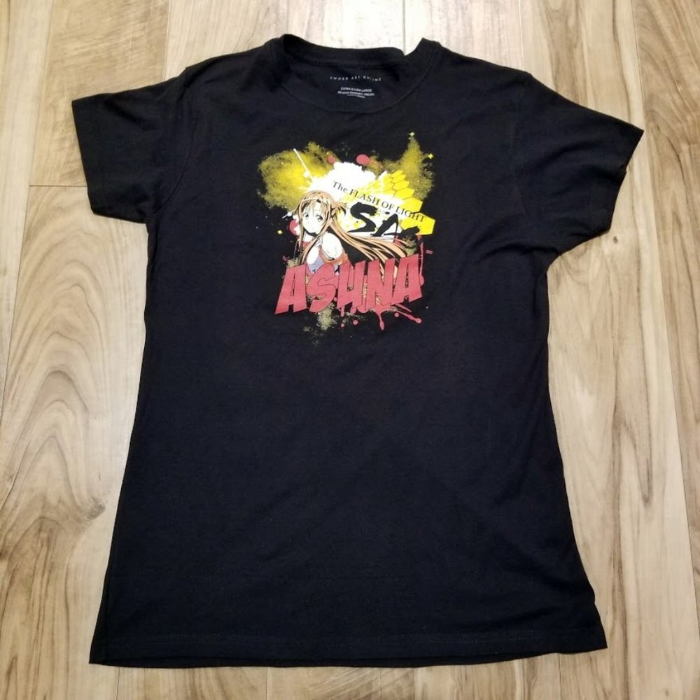 SAO Asuna Yuuki Graphic Tee Women’s XXL Official Anime Shirt - Slim Fit